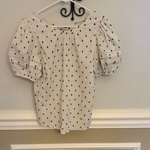 Madewell size XXS Puff Sleeve Blouse